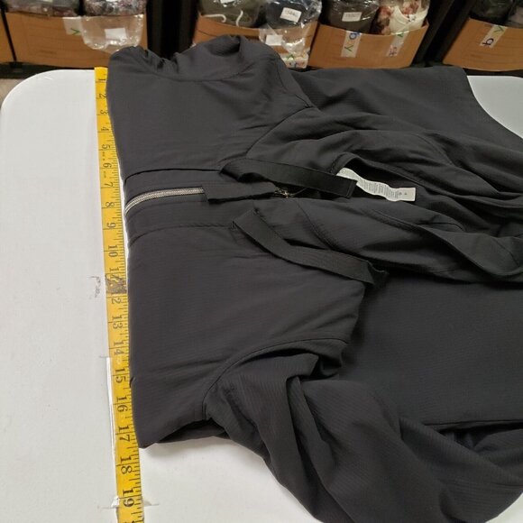 Lululemon Womens Running Workout Yogi Anorak Jacket Size 4 Black Full Zip Hooded - Picture 5 of 8